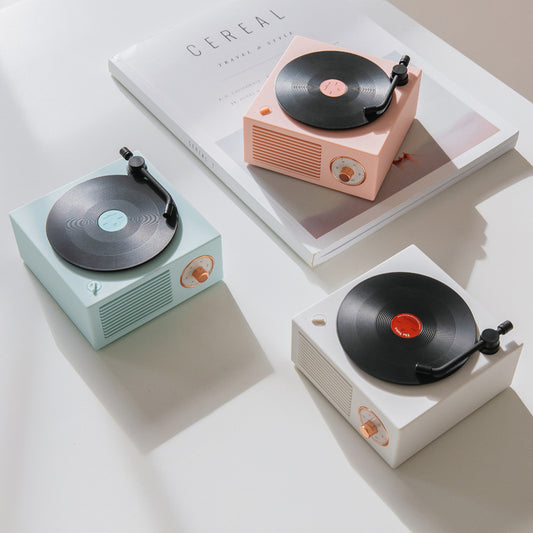 Vintage Phonograph Bluetooth Speaker